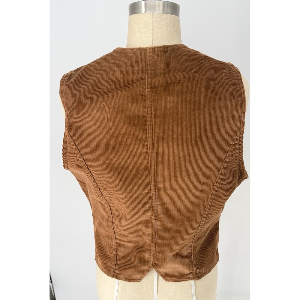 Vintage 1970s Sears Corduroy Blazer & Vest Set 38R Sport Coat Academia Retro - Picture 12 of 16